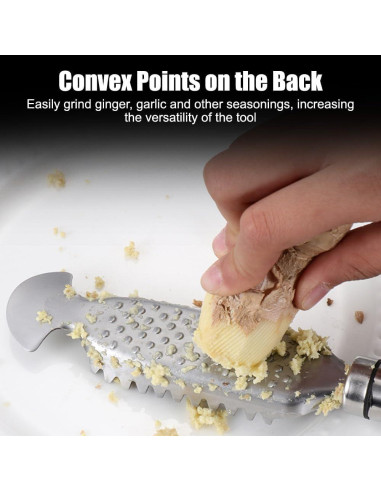 2 Herramientas Removedoras de Escamas de Pescado Acero Inoxidable