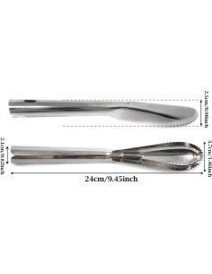 Escalador de Pescado Acero Inoxidable Honbay 24 cm 2