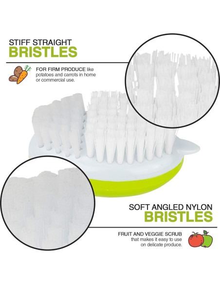 Cepillo de Verduras Exultimate Verde 10.8 cm x 6.4 cm Nylon