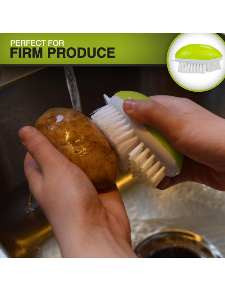 Cepillo de Verduras Exultimate Verde 10.8 cm x 6.4 cm Nylon