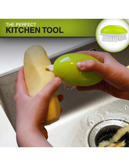 Cepillo de Verduras Exultimate Verde 10.8 cm x 6.4 cm Nylon