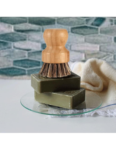 Set de Cepillos de Fregar de Bambú SUPERWASH PLUS - 4 Piezas