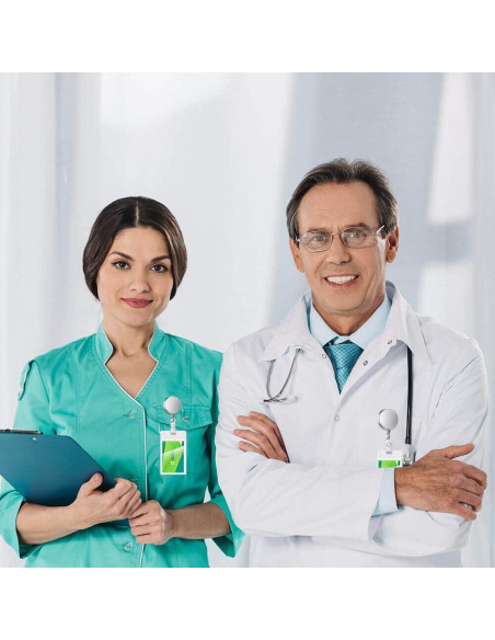 Soporte Retráctil Selizo para Insignia y Llaves Metal