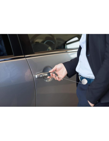 Soporte Retráctil Selizo para Insignia y Llaves Metal