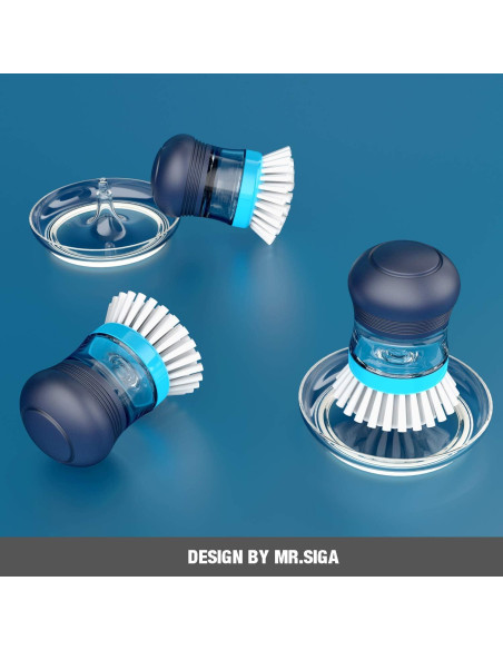 Juego de Cepillo de Palma con Dispensador de Jabón MR.SIGA