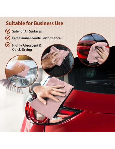 Paquete de 85 Paños de Microfibra H4N 30x30 cm Rosa