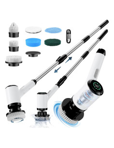 Limpiador Eléctrico de Espín Iopsk A10-B 2 Velocidades 8 Cepillos