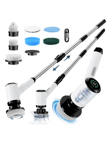 Limpiador Eléctrico de Espín Iopsk A10-B 2 Velocidades 8 Cepillos