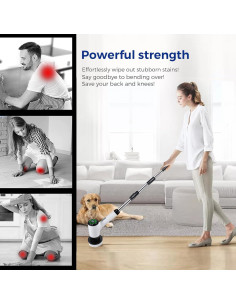 Limpiador Eléctrico de Espín Iopsk A10-B 2 Velocidades 8 Cepillos 2