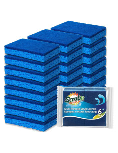 Esponjas de Limpieza Scrubit 24 Unidades Biodegradables