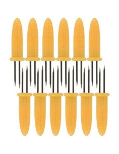 Tenedores de Maíz Chef Aid - Acero Inoxidable, 12 Piezas 2