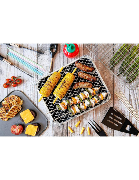 Tenedores de Maíz Chef Aid - Acero Inoxidable, 12 Piezas