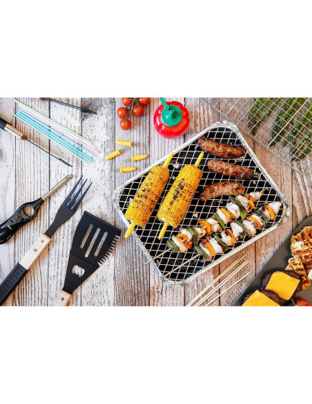 Tenedores de Maíz Chef Aid - Acero Inoxidable, 12 Piezas