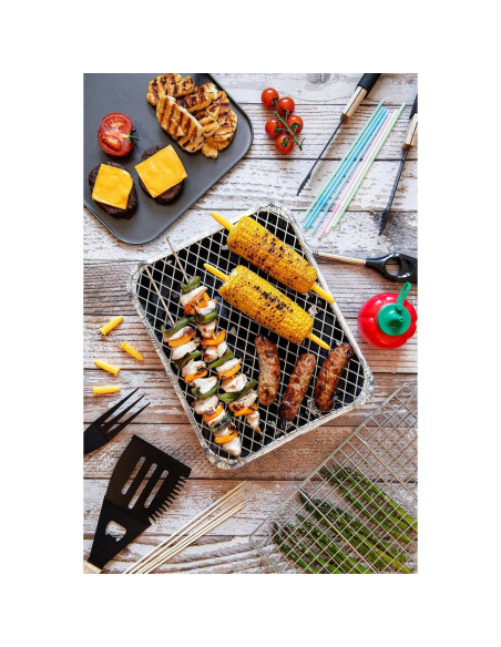 Tenedores de Maíz Chef Aid - Acero Inoxidable, 12 Piezas