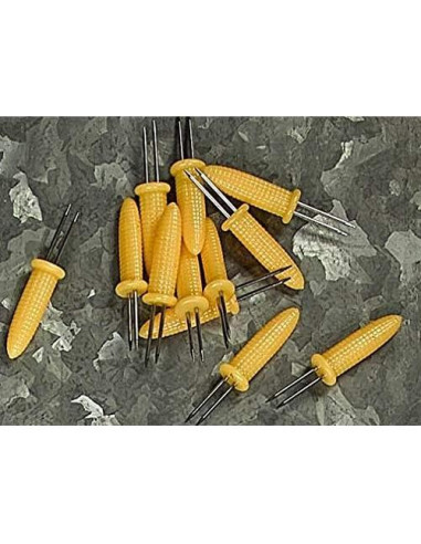 Tenedores de Maíz Chef Aid - Acero Inoxidable, 12 Piezas