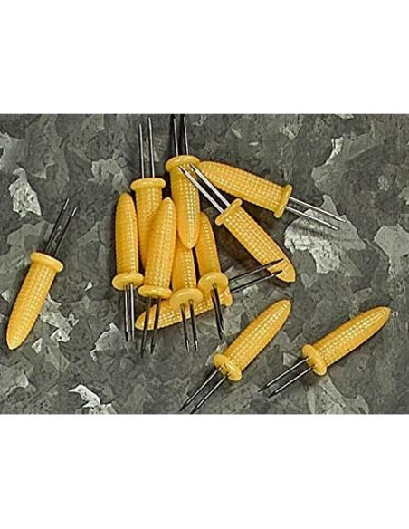 Tenedores de Maíz Chef Aid - Acero Inoxidable, 12 Piezas