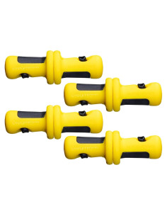 Soportes de Mazorcas Dreamfarm Lockorns Amarillo/Negro - 4 Pares