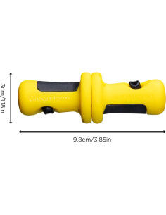 Soportes de Mazorcas Dreamfarm Lockorns Amarillo/Negro - 4 Pares 2