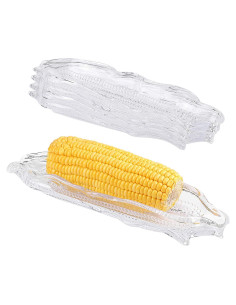 Bandejas Transparentes de Maíz Ruisita - 6 Unidades 26.8 cm