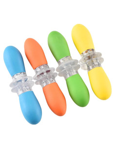 8 Sujetadores de Maíz Medsuo Acero Inoxidable con Mango Silicona