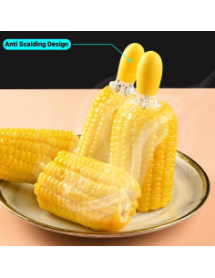 Soportes de Maíz Eco-Fused - 4 Pares Colores Vibrantes 2