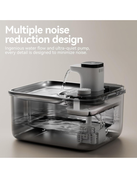 Fuente de Agua Inalámbrica Qinliy 3.5L para Gatos y Perros