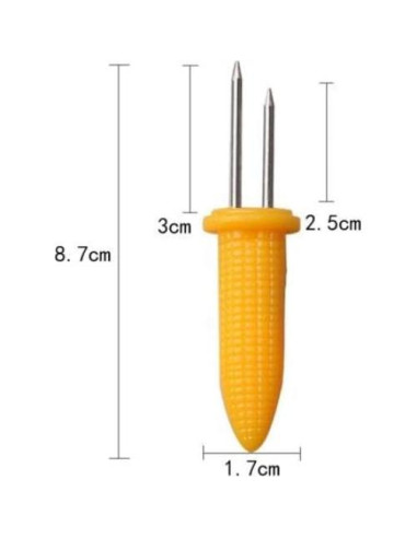 12 Sujetadores de Mazorcas de Maíz EBTOOLS, Antideslizantes