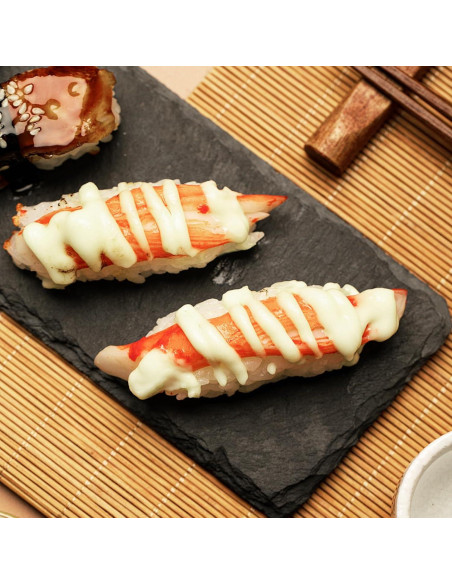 Estera de Sushi de Bambú Hordion 24 Pcs 24x24 cm Antiadherente