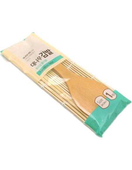 Esteras de Sushi y Gimbap SUPIA 3 Piezas de Bambú Portátil