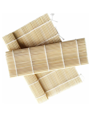 Estera de Bambú para Sushi Garasani - 2 Estrellas + 1 Pala