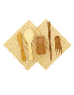 Kit de Sushi BambooMN - 8 Piezas de Bambú Natural