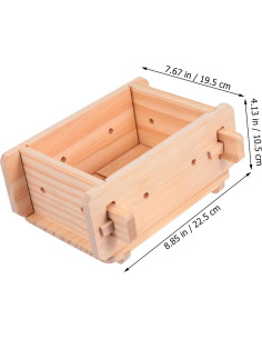 Prensa de Tofu de Madera Cabilock 22x19.5x10.5 cm 2