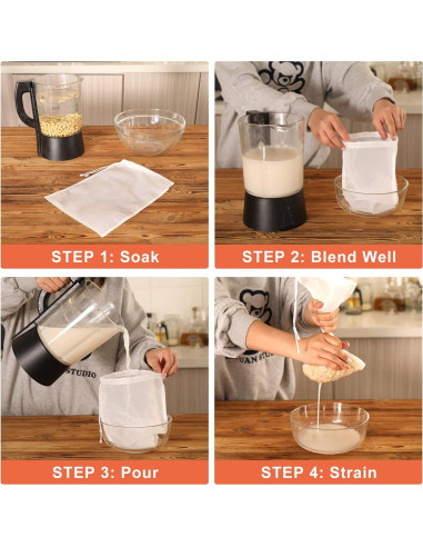 Bolsa Coladora de Leche Kimmama 20.1x30 cm Nylon Reutilizable