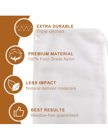 Bolsa Coladora de Leche Kimmama 20.1x30 cm Nylon Reutilizable