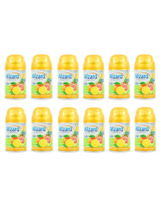 12 Recargas Ambientador Automático Fresh Cítrico Tropical