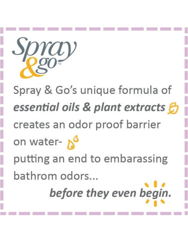 Air Scense Spray & Go Spray de Inodoro Cítrico 59 ml (Paquete de 2)