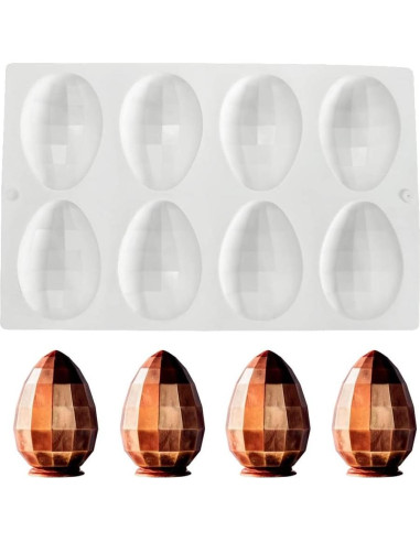 Molde de Silicona 3D Mostsom para Hornear Huevo de Dinosaurio