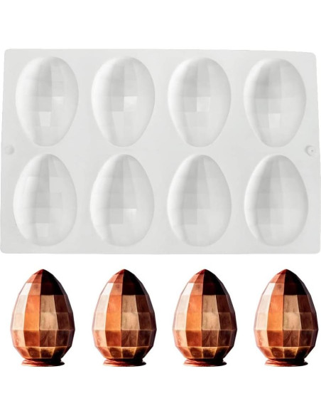 Molde de Silicona 3D Mostsom para Hornear Huevo de Dinosaurio