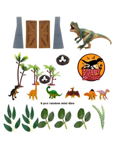 Decoraciones de Pastel de Dinosaurio DiDida - Set Completo 2