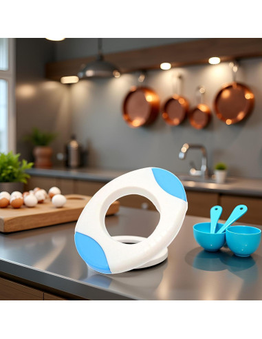 Cortador de Cáscara de Huevo Aoukoslt, Tijeras Azul, Utensilio de Cocina