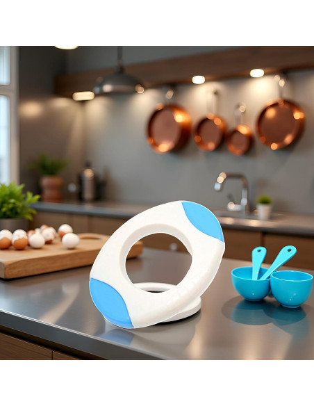 Cortador de Cáscara de Huevo Aoukoslt, Tijeras Azul, Utensilio de Cocina