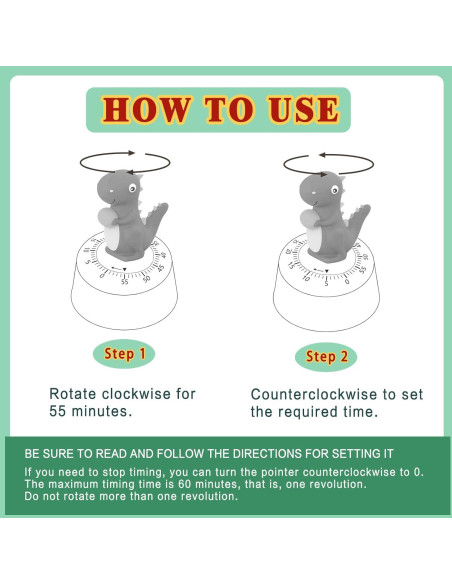 Temporizador Mecánico de Cocina ELE DEPI 60 Minutos Verde Claro Temporizador Mecánico de Cocina ELE DEPI 60 Minutos Verde Claro