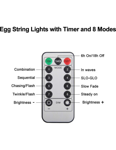 Luces de Cuerda LED Decorativas C APPOK 1.98m 20 LEDs a Pilas