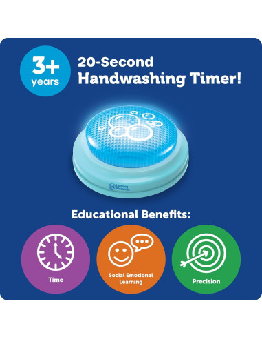 Temporizador de Lavado de Manos Learning Resources 20 Segundos