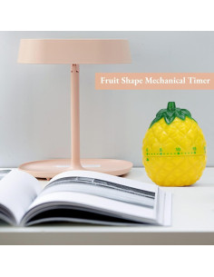 Temporizador de Cocina Mecánico Jwthee Piña 60 Minutos 2