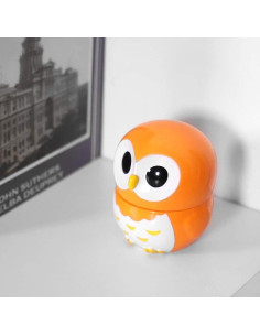 Temporizador de Cocina Mecánico Tbest en Forma de Búho Naranja 2