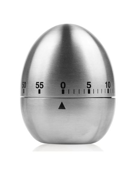 Temporizador de Cocina WG015 NInE-ROnG Acero Inoxidable 60 Min