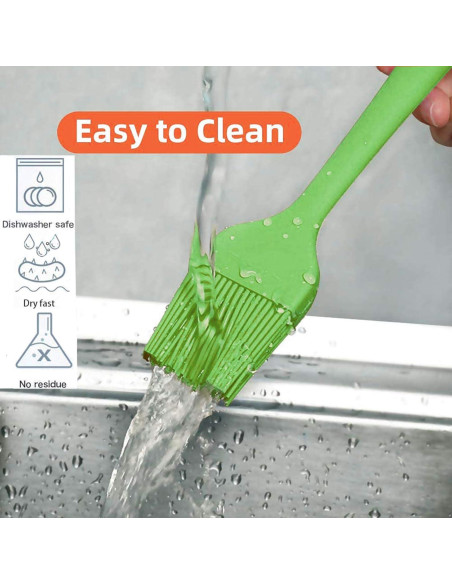 Brocha de Silicona Ortaco 2 Piezas para Hornear y Cocinar