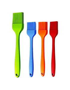 Brochas de Silicona para Basting iPstyle 4 Piezas Apta Lavavajillas