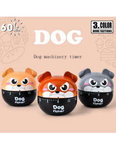 Temporizador mecánico de huevo Bulldog 60 min para cocina 2